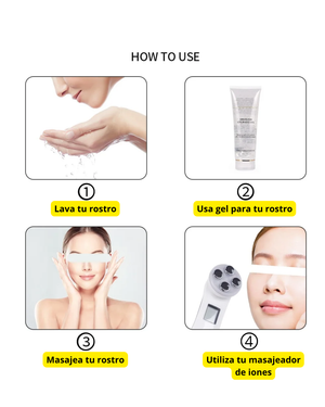Masajeador facial radiofrecuencia