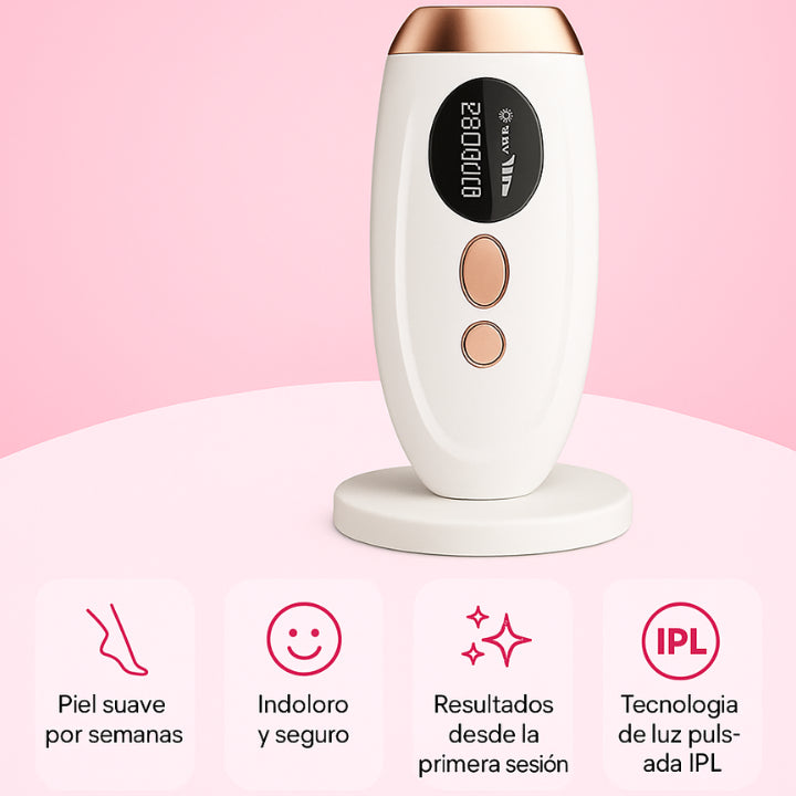 Depiladora láser IPL con pantalla LED tecnología avanzada