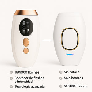 Depiladora láser IPL con pantalla LED tecnología avanzada
